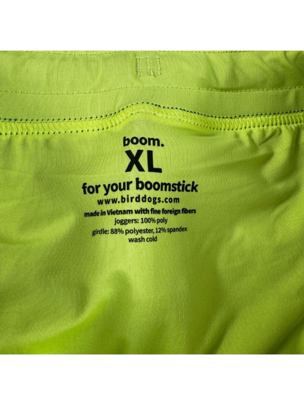 Birddogs Boom for your Boomstick Men's XL Lined Performance Joggers Navy Blue - Picture 9 of 13